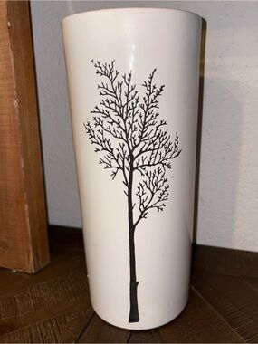 Target Home White Ceramic Tree Vase Decor